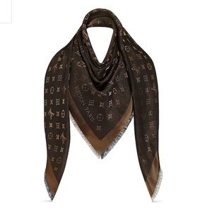LV so shine monogram shawl **NWT**